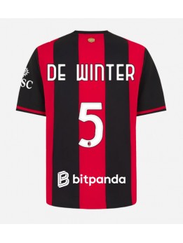 AC Milan Koni De Winter #5 Heimtrikot 2026-27 Kurzarm AC Milan Koni De Winter #5 Heimtrikot 2026-27 Kurzarm